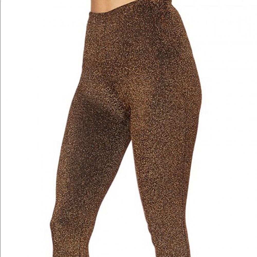 Hot & delicious metallic sparkle leggings NEW